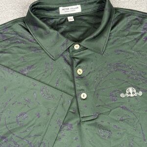 Peter Millar Shirt Mens Large Balsam Gator Performance Golf Polo Daniel Island